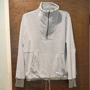 Sold Out Outdoor Research Trail Mix Quarter Zip Grid Fleece Pullover Snow Size M